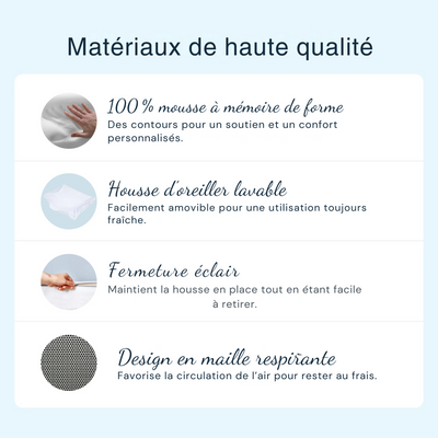 Oreiller anti-douleur de qualité supérieure