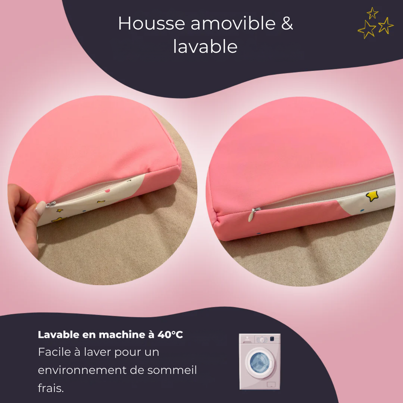 DouxRêve - Coussin Ergonomique pour Enfants